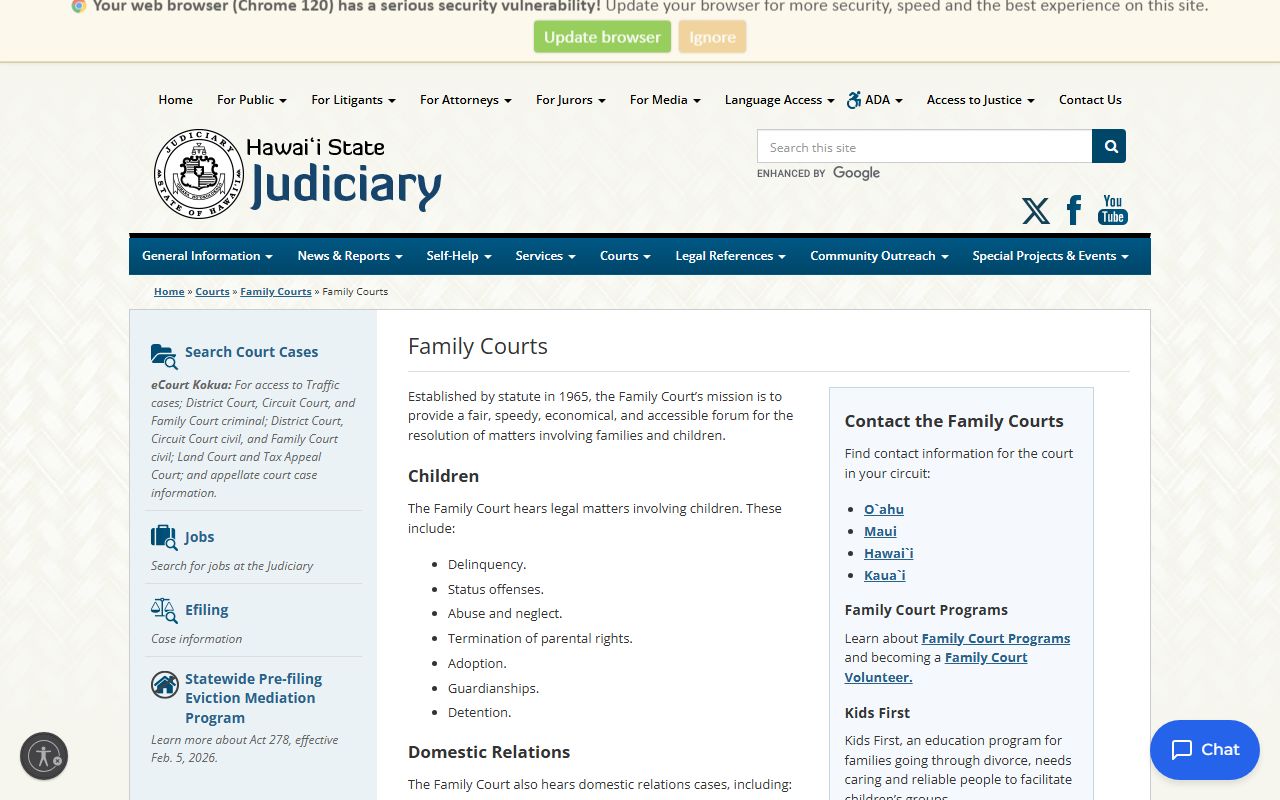 Ewa Gentry family court records - Kapolei Courthouse serving Ewa Gentry